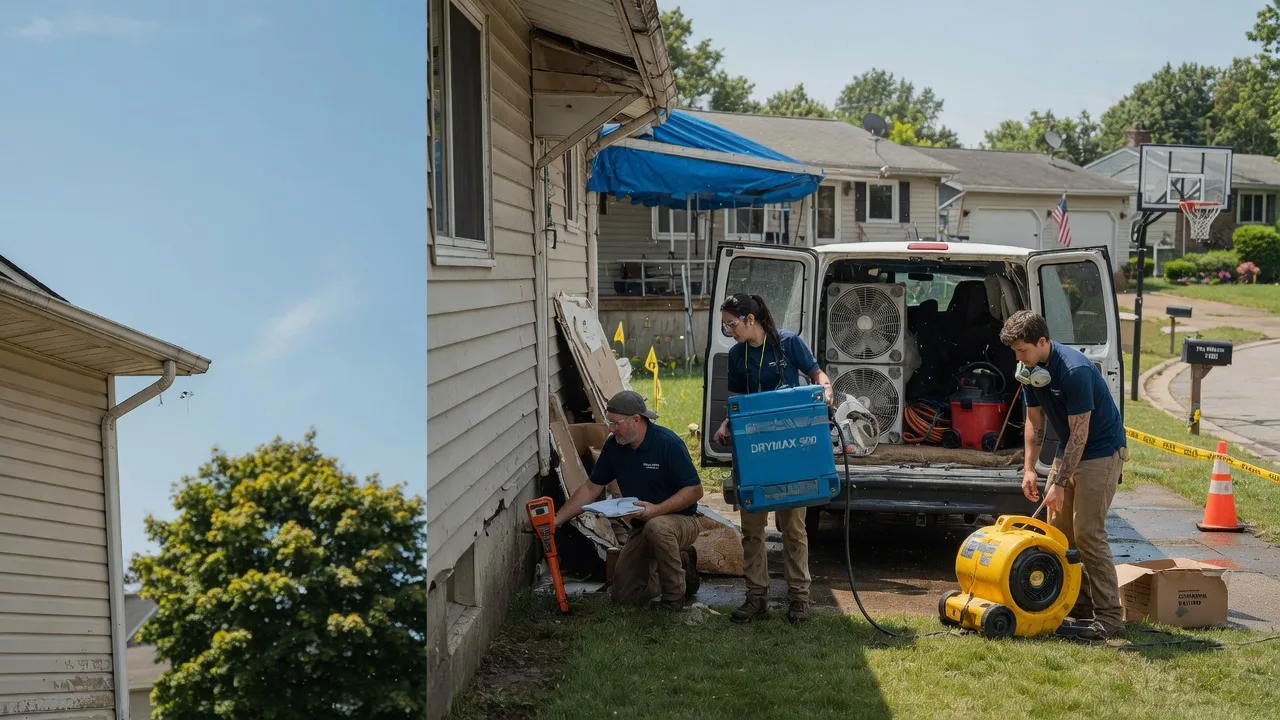 Ceiling Leak Cleanup in Overland Park, KS near me